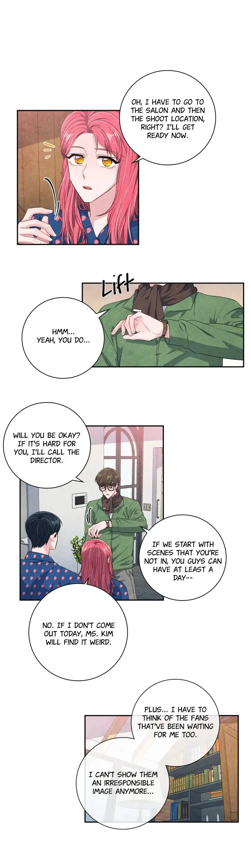 Backstage Kiss Scene chapter 48 page 12
