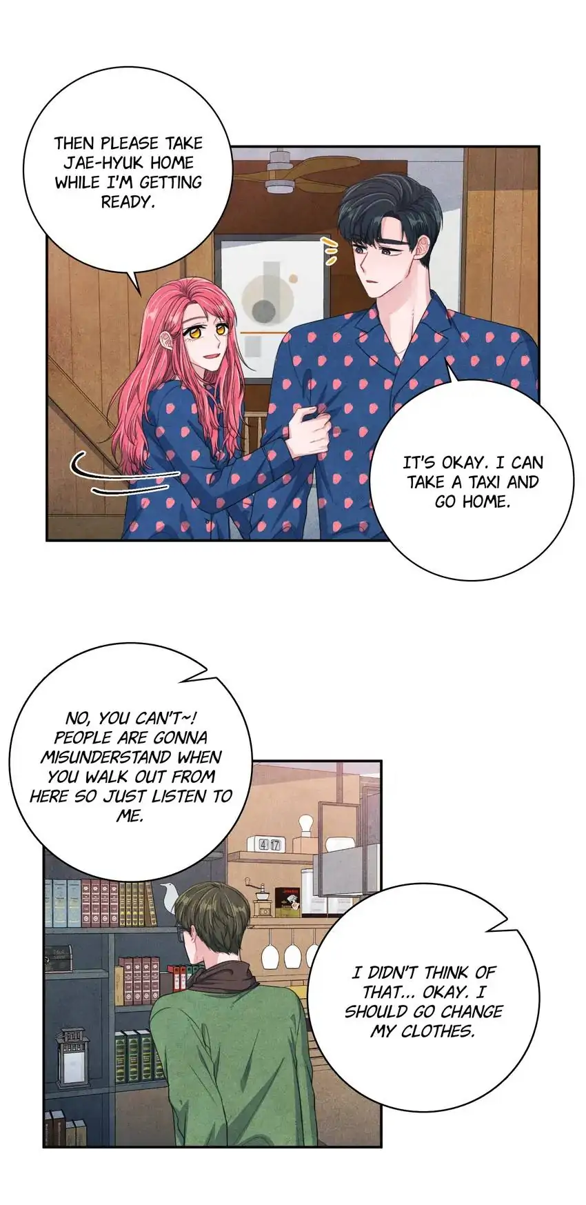 Backstage Kiss Scene chapter 48 page 14