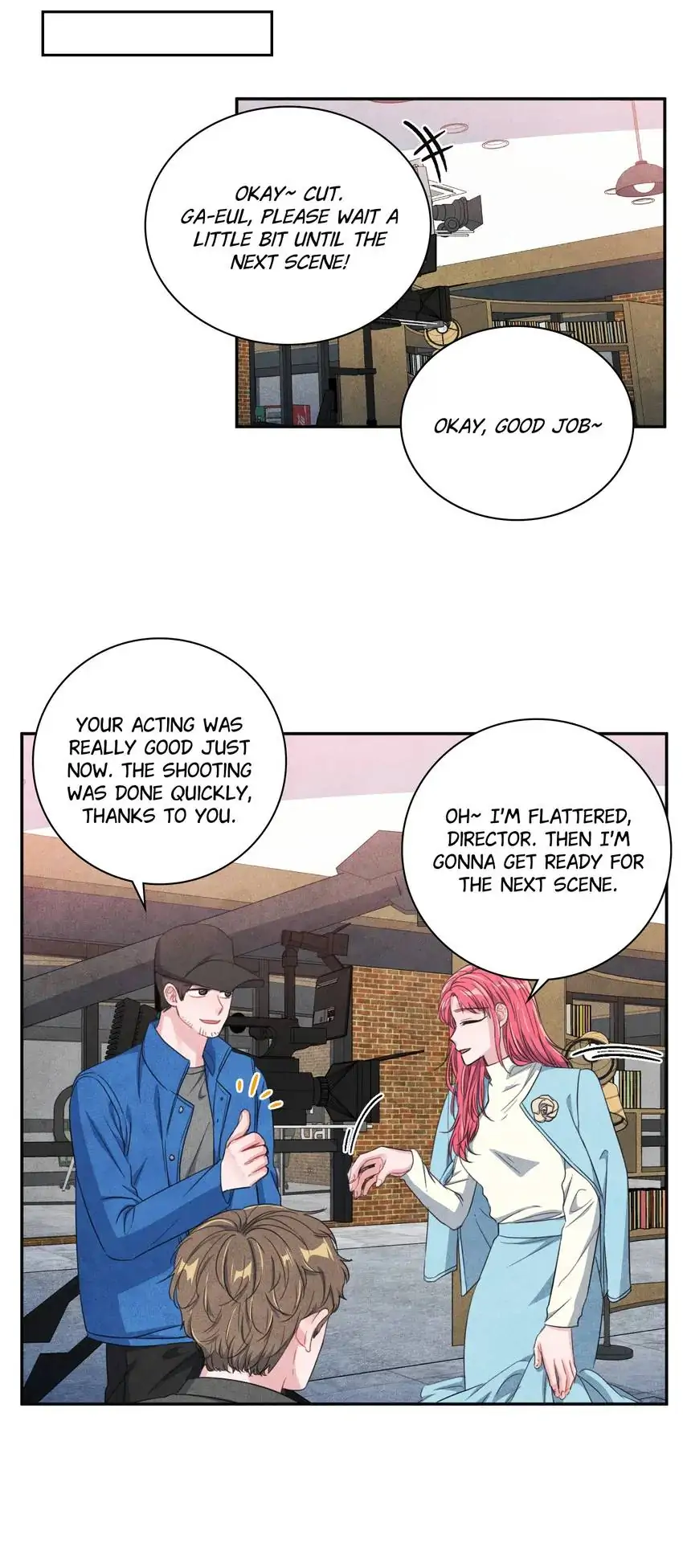 Backstage Kiss Scene chapter 48 page 17