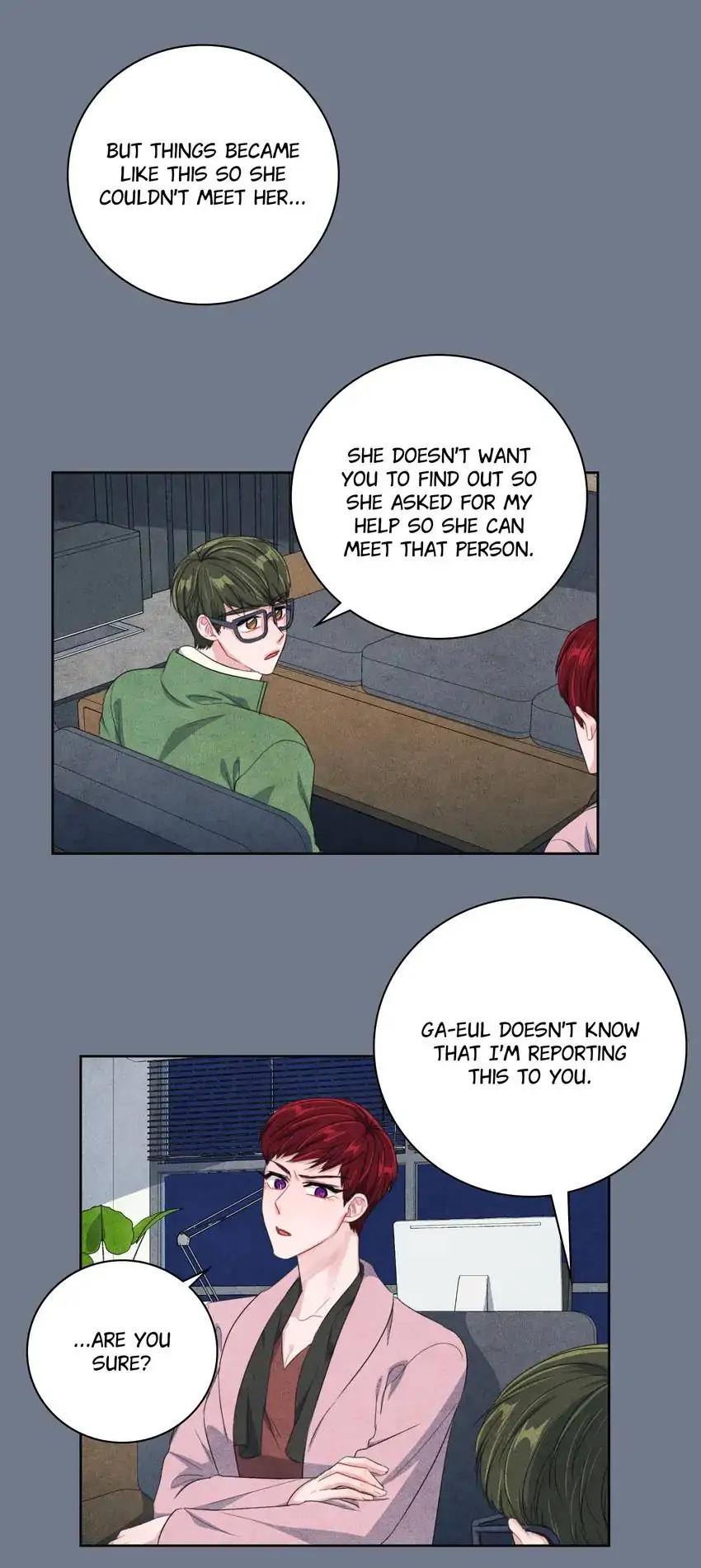 Backstage Kiss Scene chapter 48 page 22