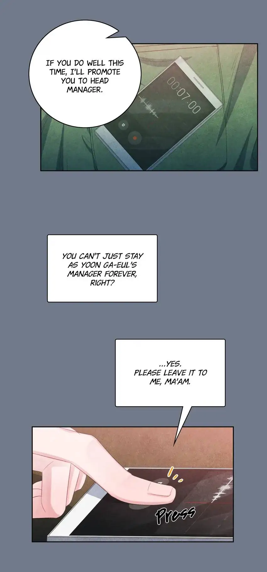 Backstage Kiss Scene chapter 48 page 27