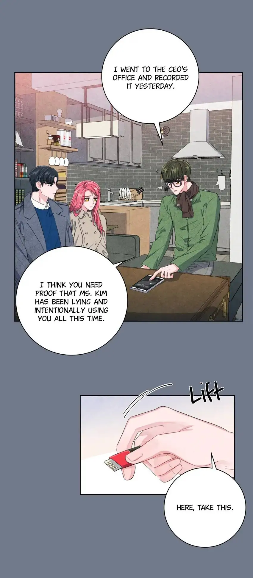 Backstage Kiss Scene chapter 48 page 28