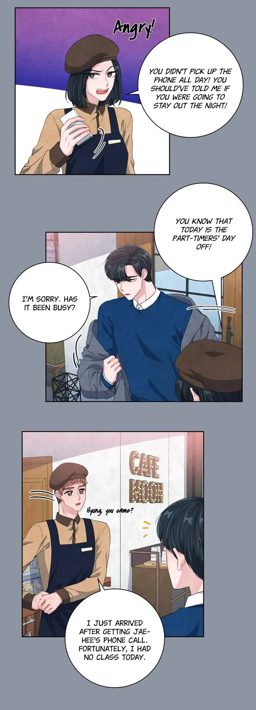 Backstage Kiss Scene chapter 49 page 4