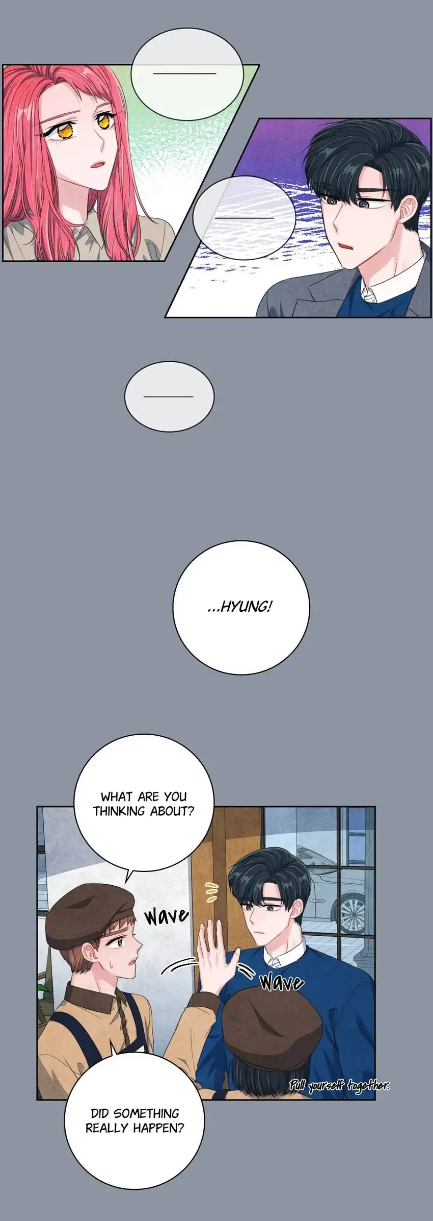 Backstage Kiss Scene chapter 49 page 9