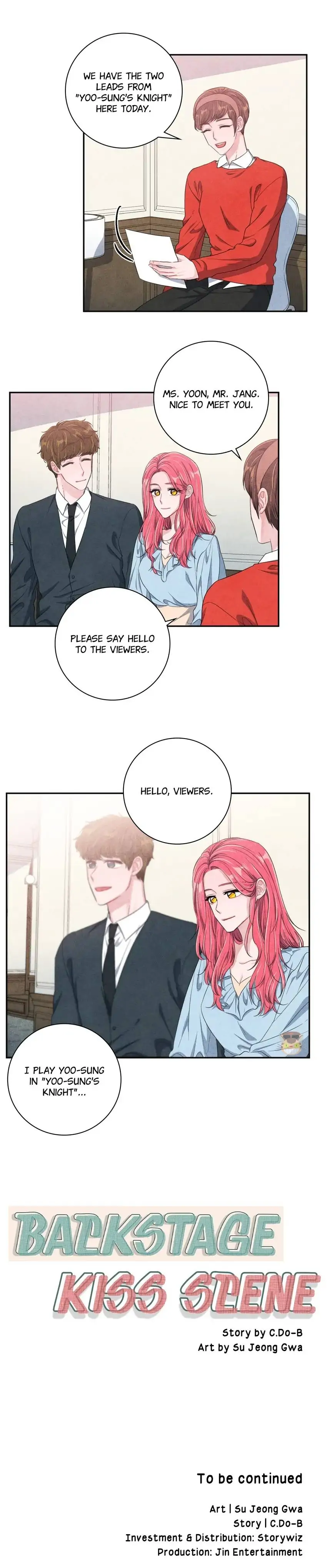 Backstage Kiss Scene chapter 49 page 32