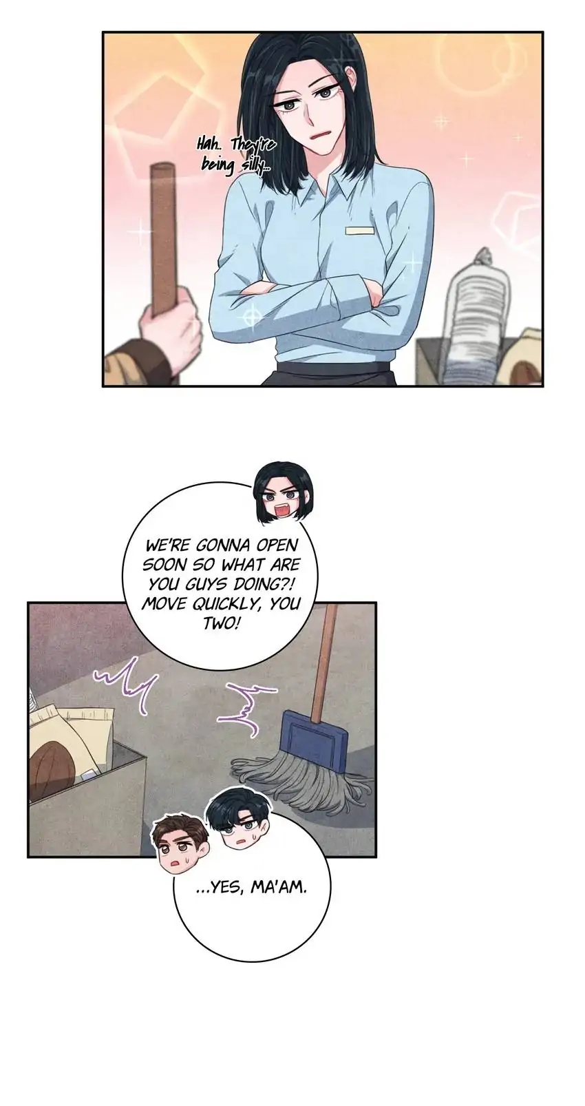 Backstage Kiss Scene chapter 50 page 9