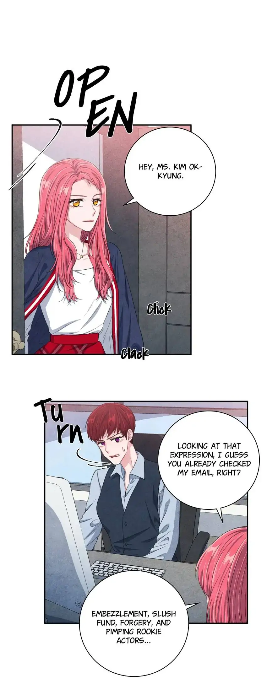 Backstage Kiss Scene chapter 50 page 33