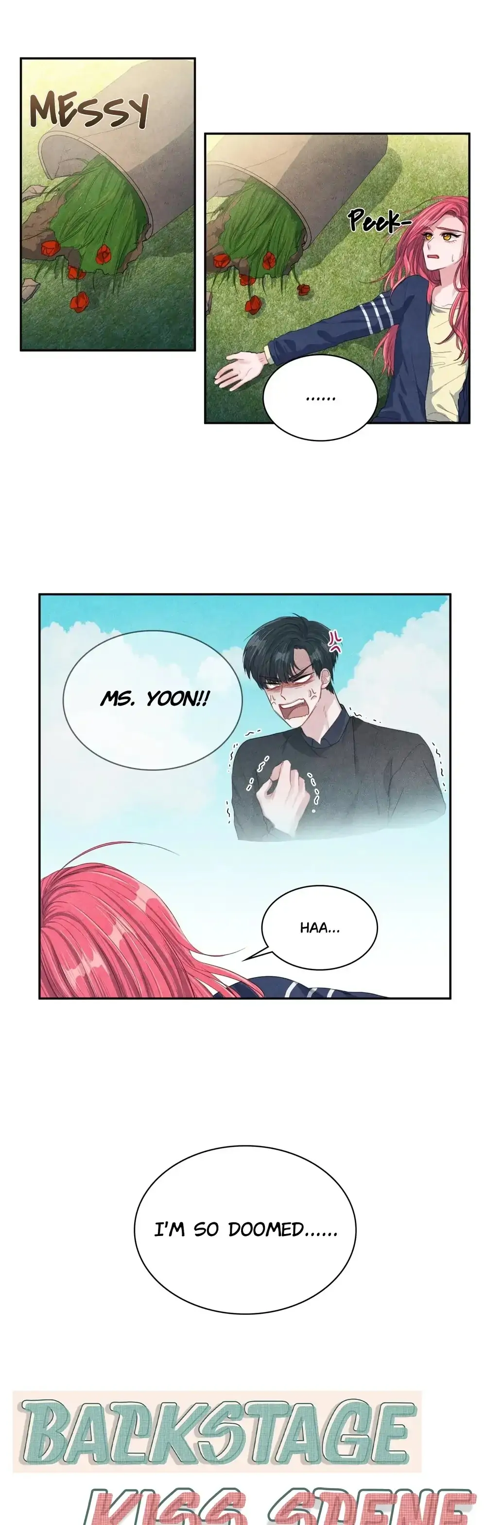 Backstage Kiss Scene chapter 7 page 33