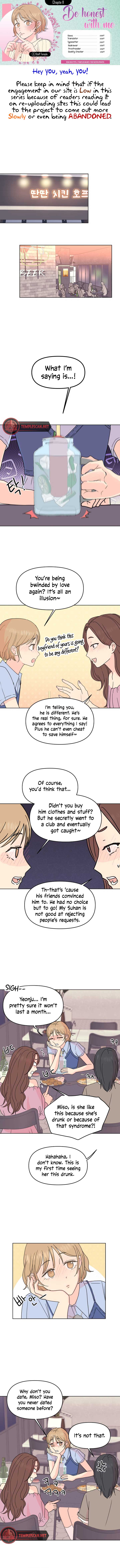 Be Honest With Me chapter 11 page 1