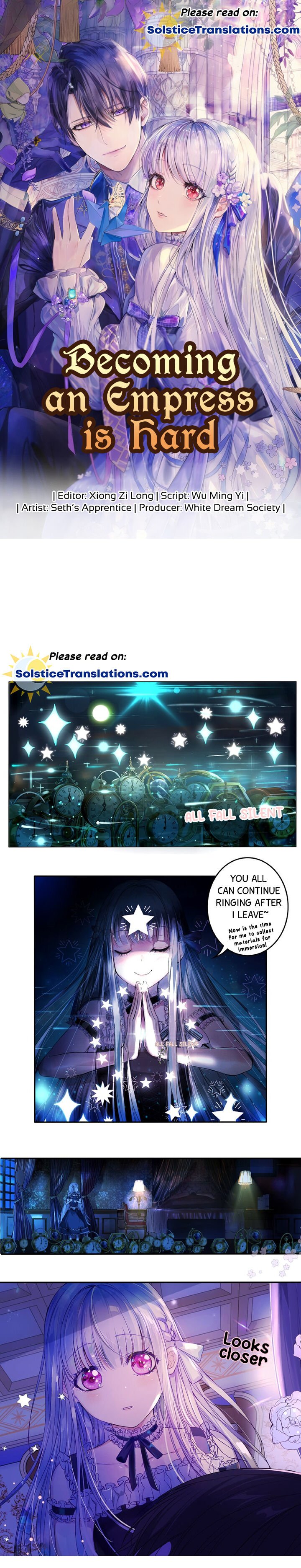 Becoming an Empress is Hard chapter 2 page 1