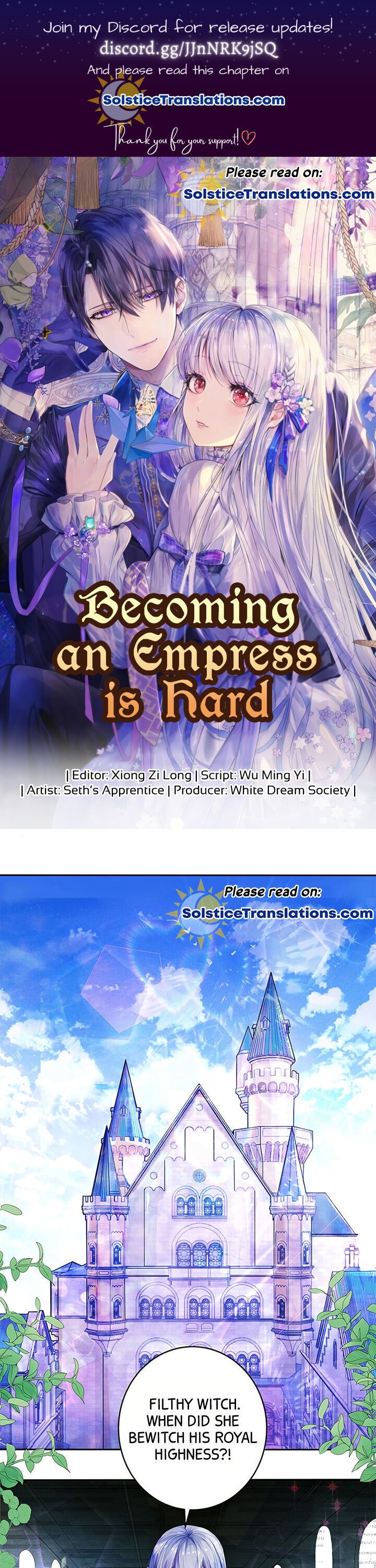 Becoming an Empress is Hard chapter 3 page 1