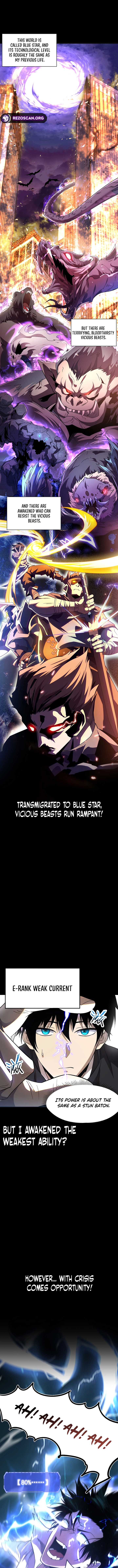 Awakening the Purple Thunder at the Beginning chapter 0 page 2