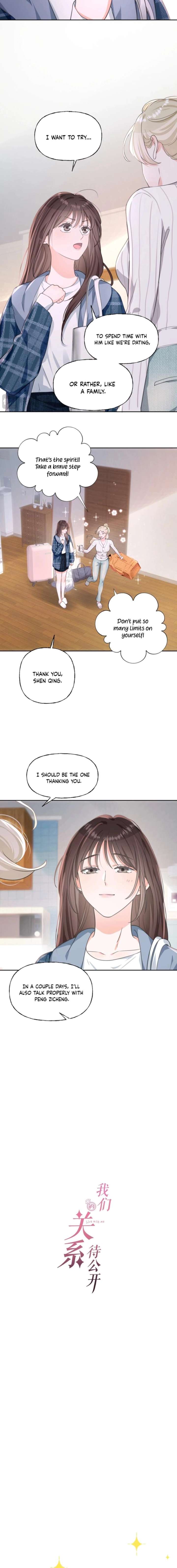 Our relationship hasn’t been made public yet chapter 13 page 2