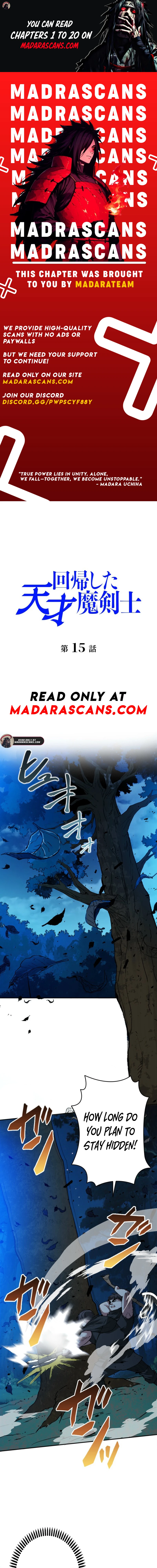 The Regressed Genius Magic Swordsman chapter 15 page 1