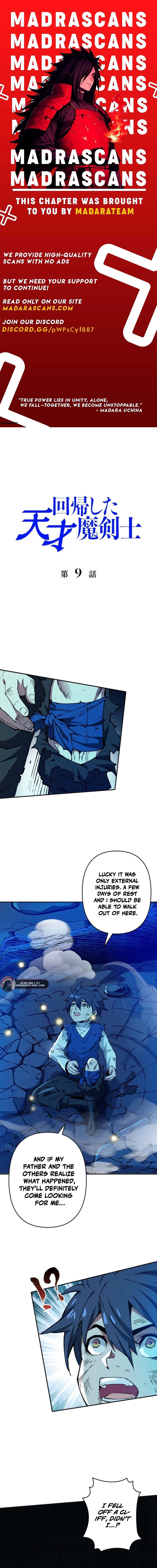 The Regressed Genius Magic Swordsman chapter 9 page 1