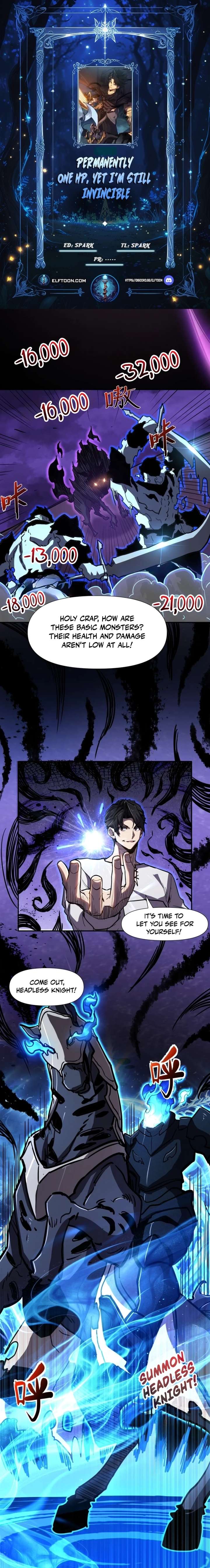 Invincible With Only a Single Point of HP chapter 21 page 1