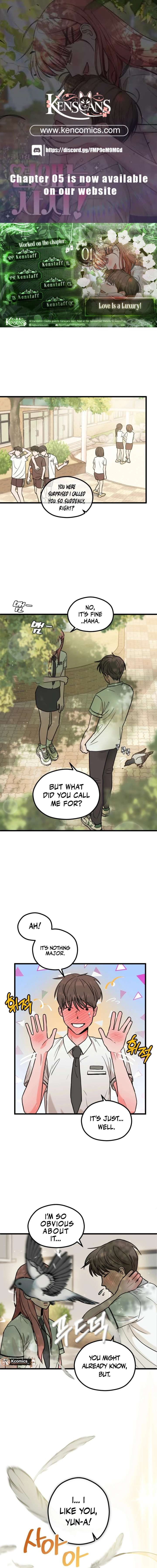 Love Is a Luxury! chapter 1 page 1
