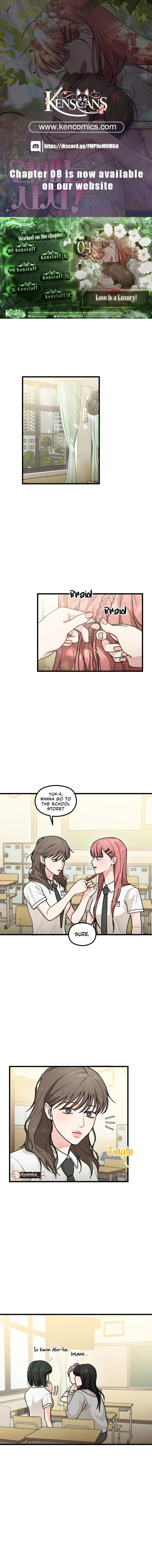 Love Is a Luxury! chapter 4 page 1