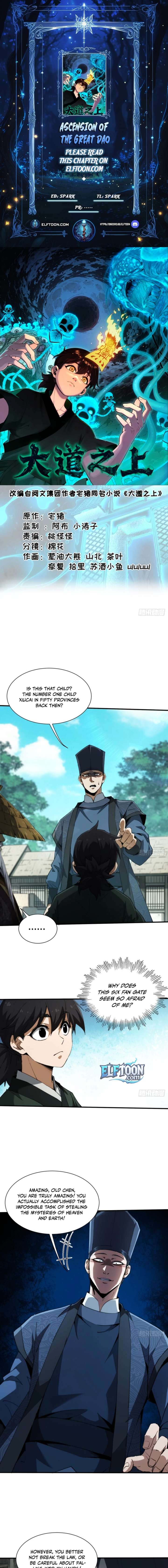 Above the Great Dao chapter 8 page 1