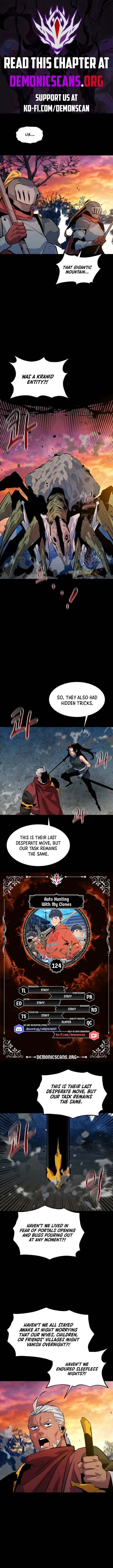 Auto-Hunting With Clones chapter 124 page 1