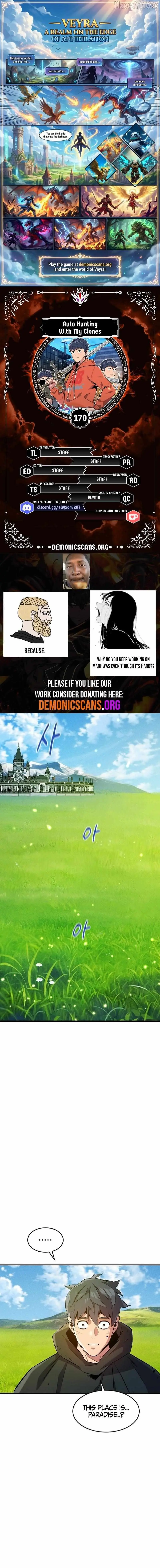 Auto-Hunting With Clones chapter 170 page 1