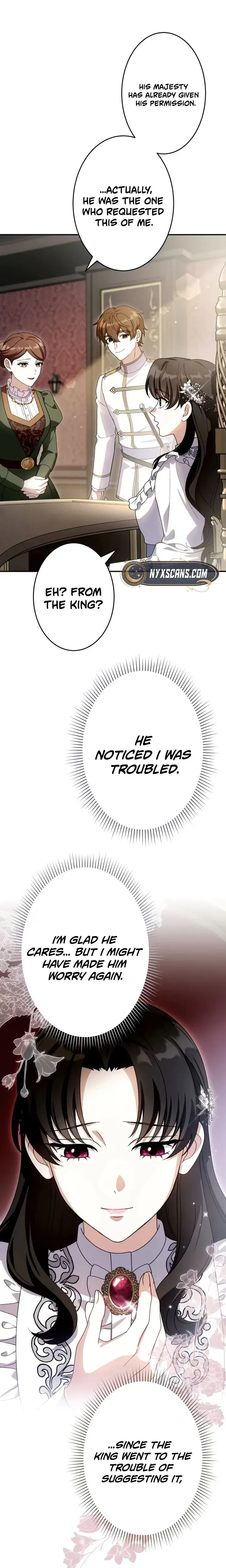 The Substitute is Doted on by the Cold-Hearted Majesty chapter 32 page 7