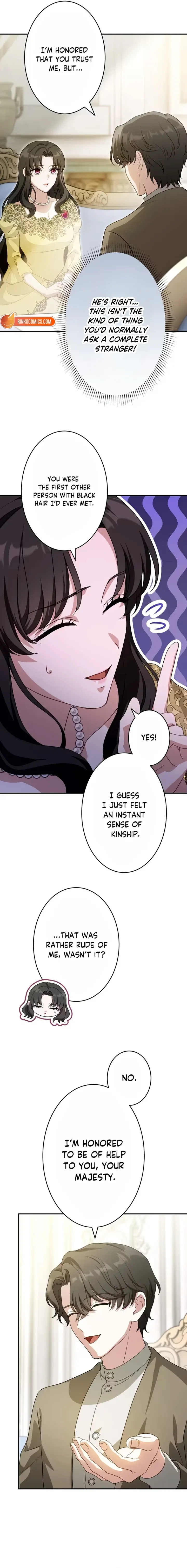 The Substitute is Doted on by the Cold-Hearted Majesty chapter 34 page 8