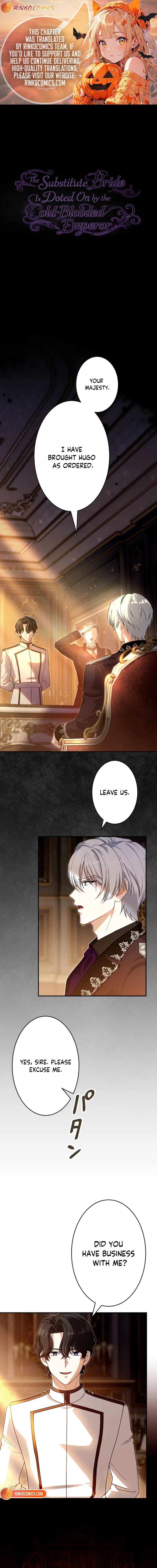 The Substitute is Doted on by the Cold-Hearted Majesty chapter 39 page 1