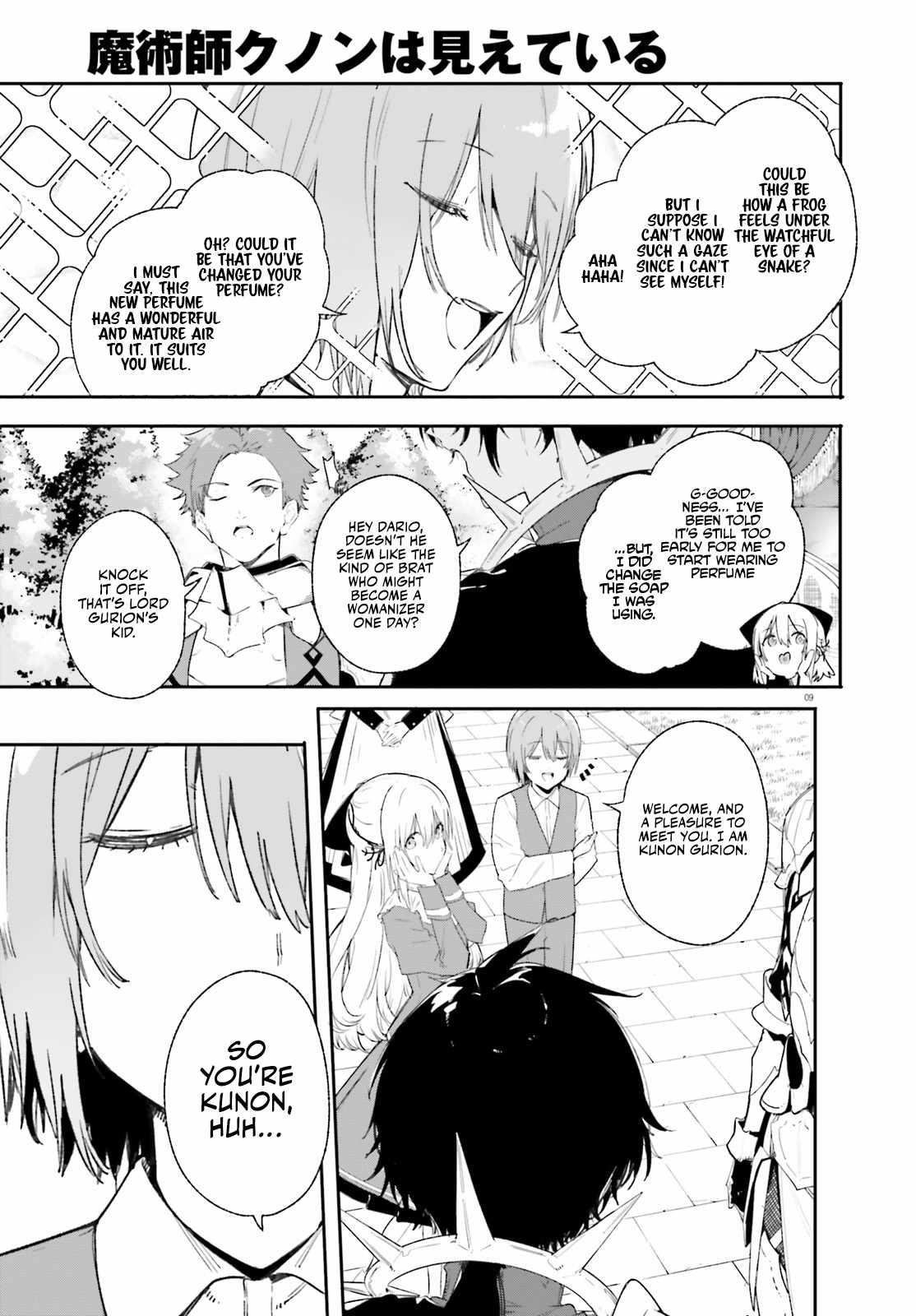 Kunon the Sorcerer Can See Through chapter 10 page 9