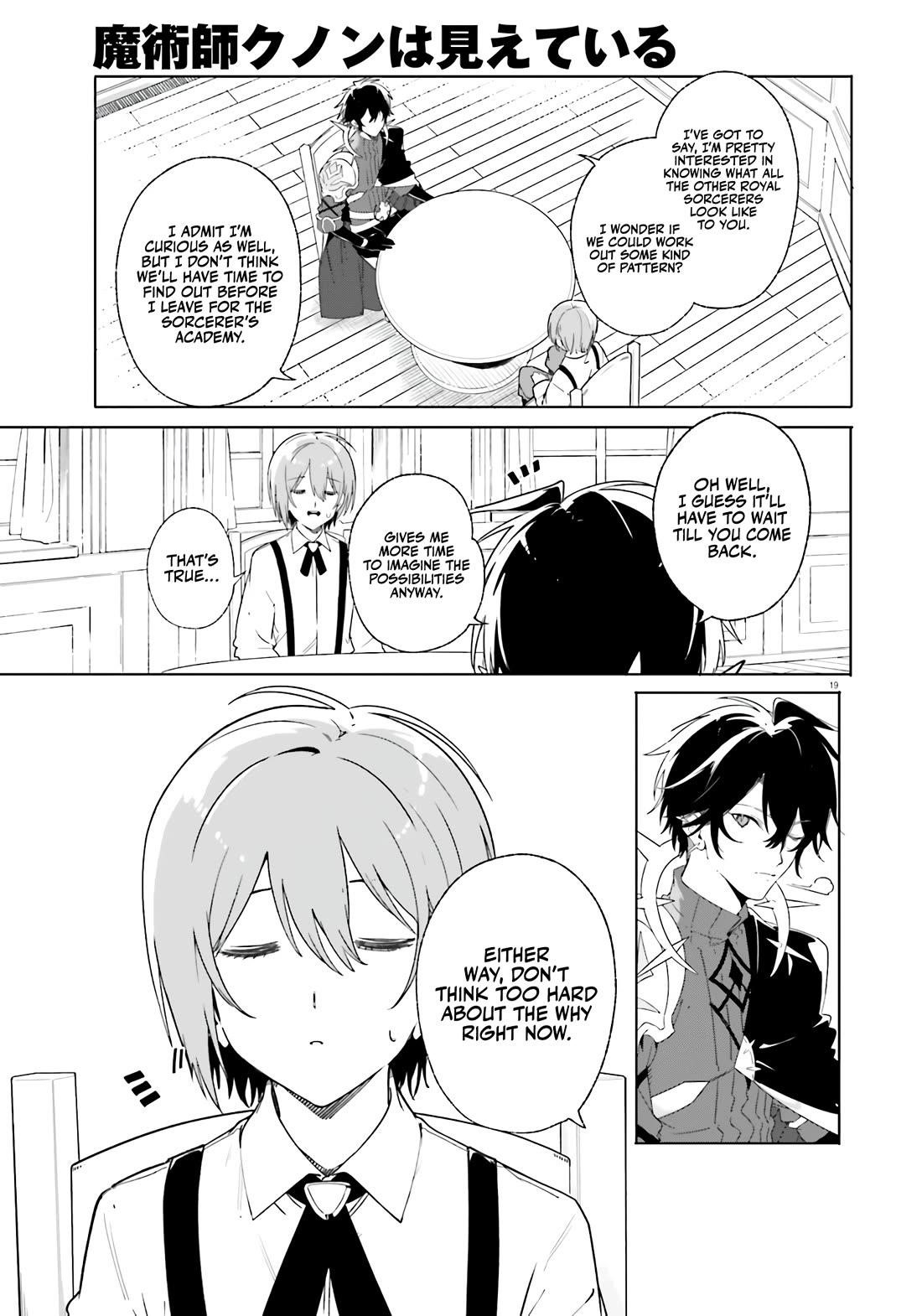 Kunon the Sorcerer Can See Through chapter 13 page 20