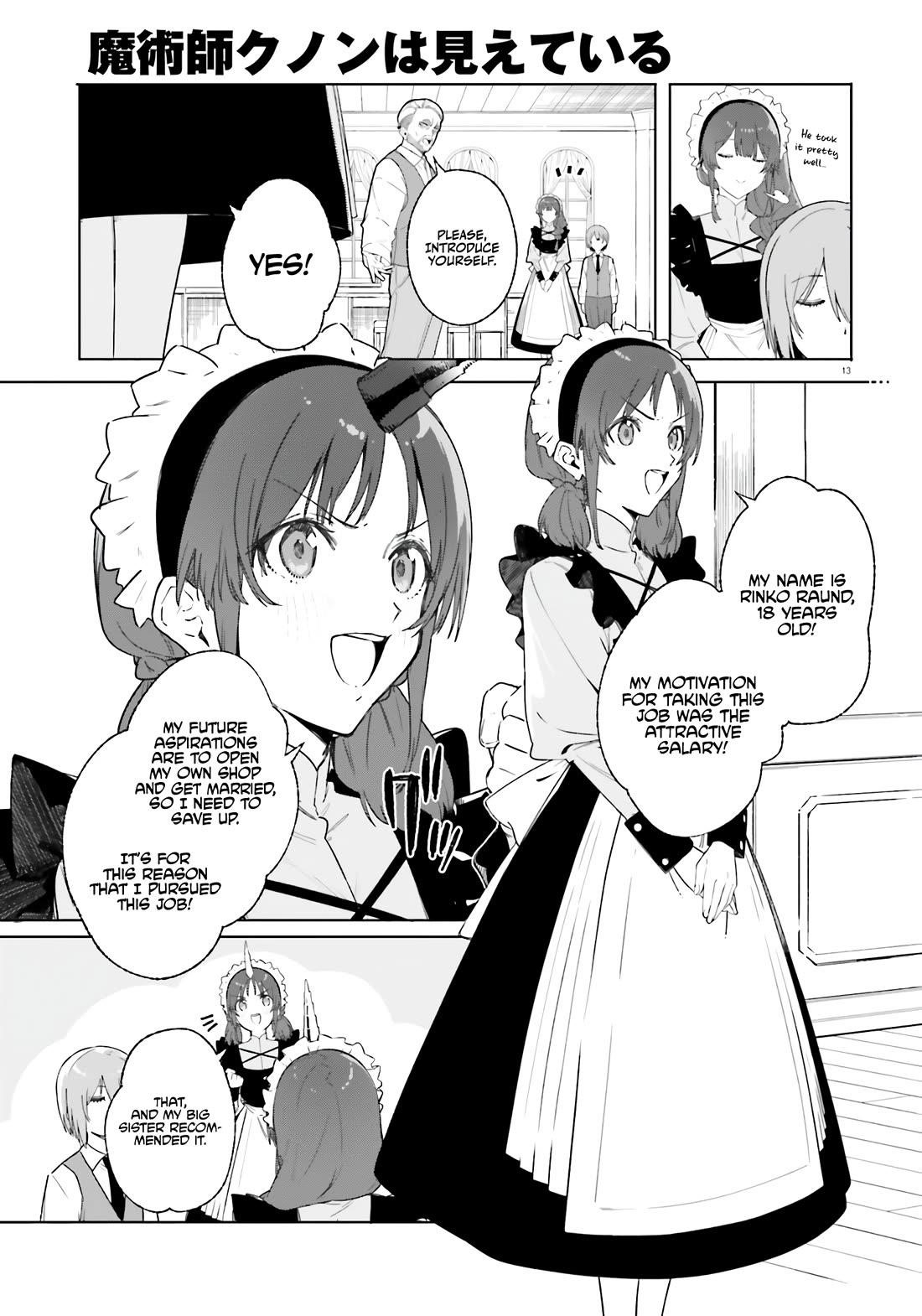 Kunon the Sorcerer Can See Through chapter 14 page 13