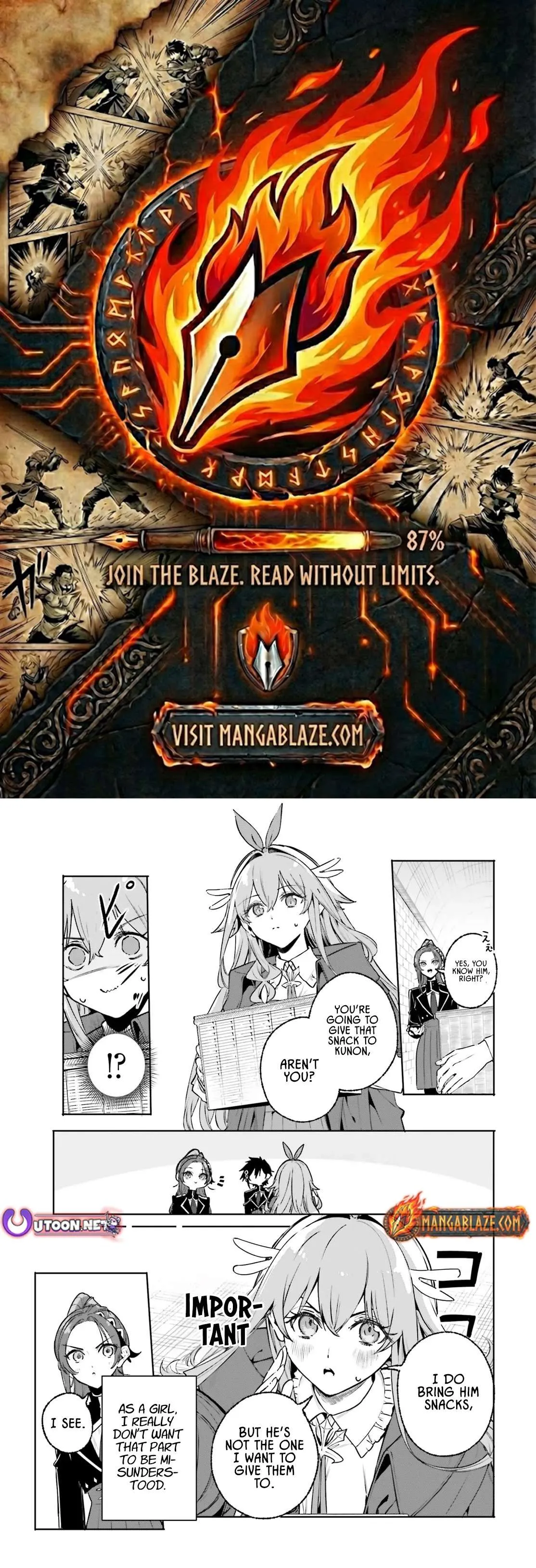 Kunon the Sorcerer Can See Through chapter 45.2 page 1