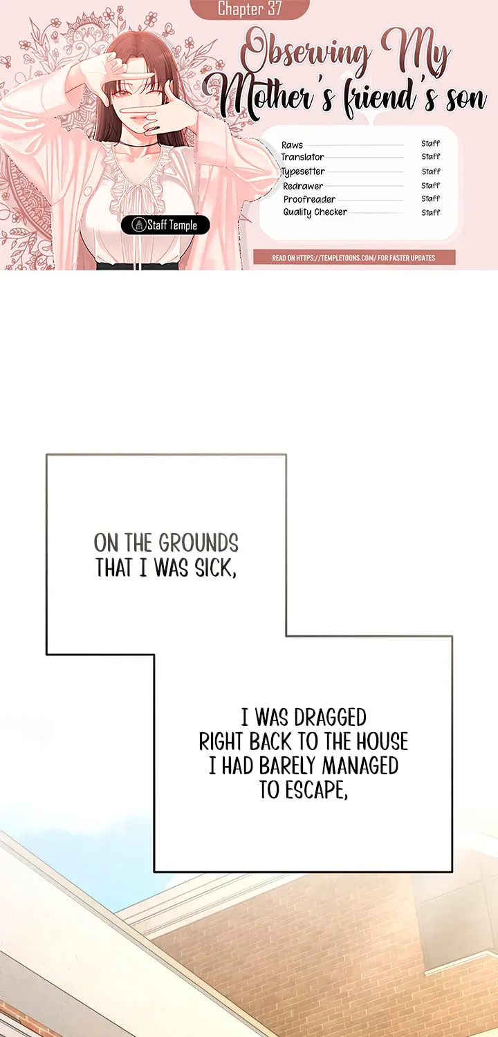 Observing My Mother’s Friend’s Son chapter 37 page 1