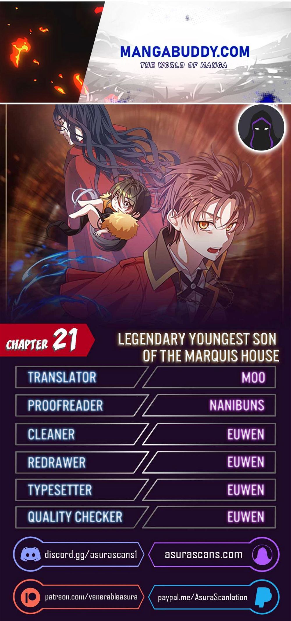 Legendary Youngest Son of the Marquis House chapter 21 page 1