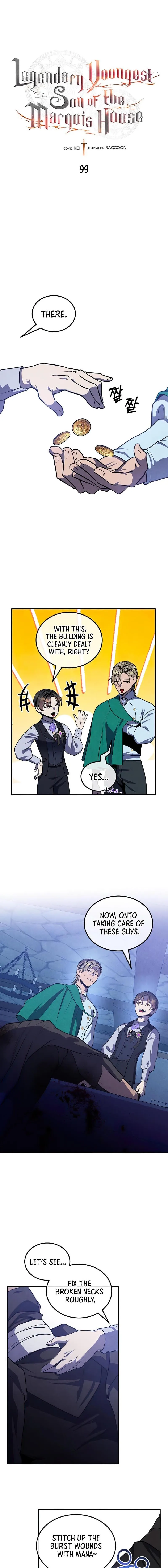 Legendary Youngest Son of the Marquis House chapter 99 page 1