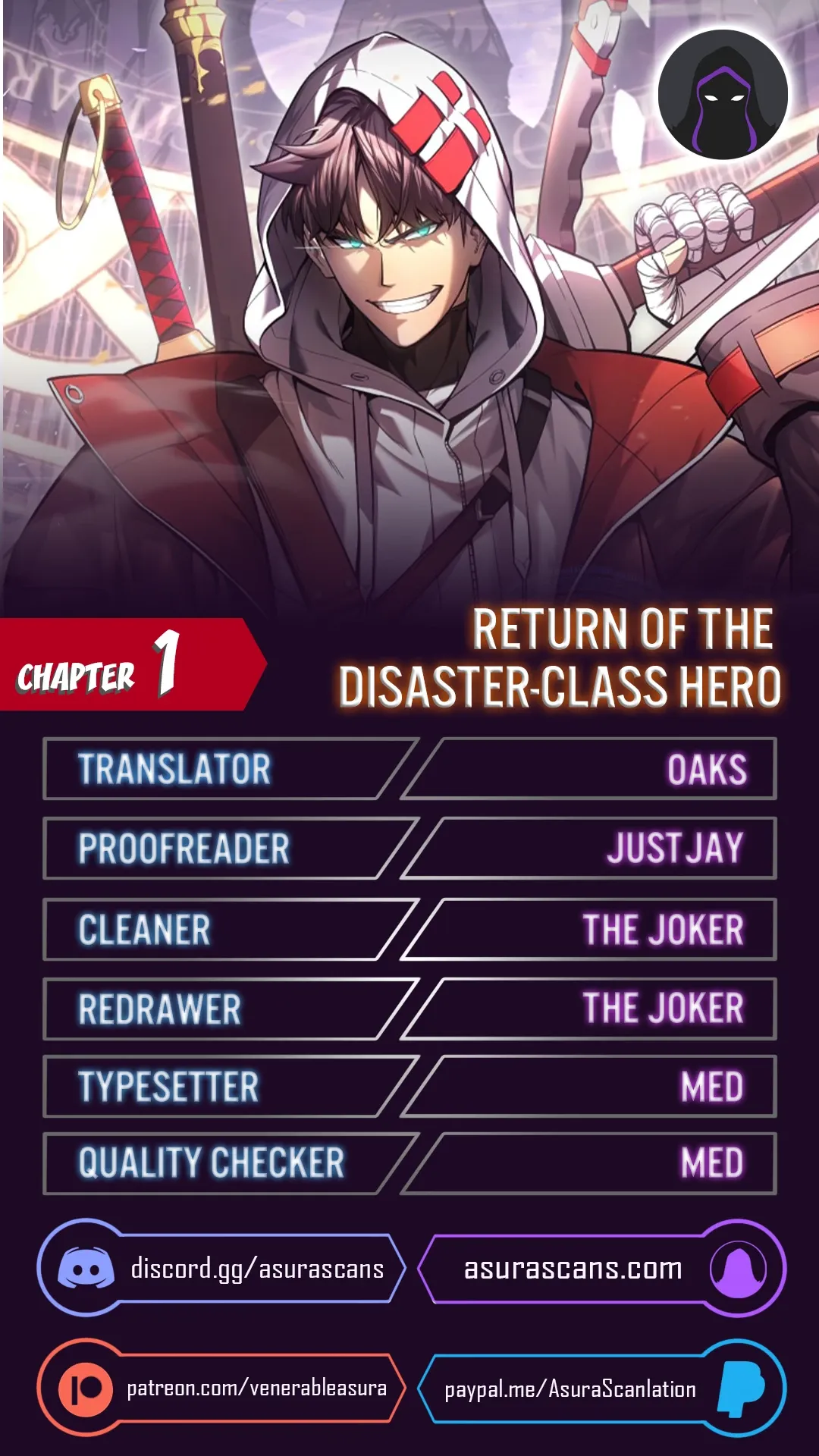 Return of the Disaster-Class Hero chapter 1 page 1