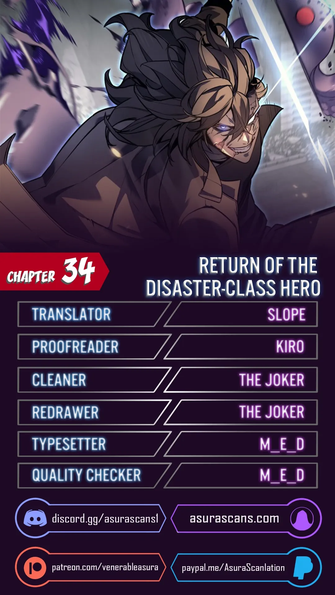 Return of the Disaster-Class Hero chapter 34.1 page 1