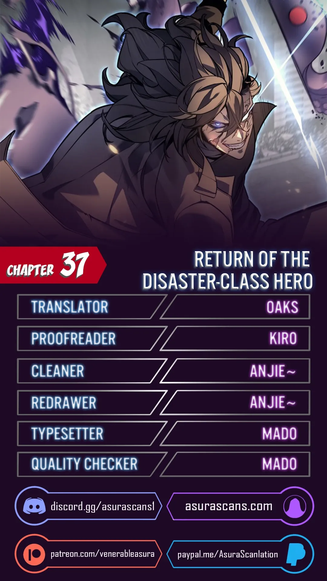 Return of the Disaster-Class Hero chapter 37.1 page 1