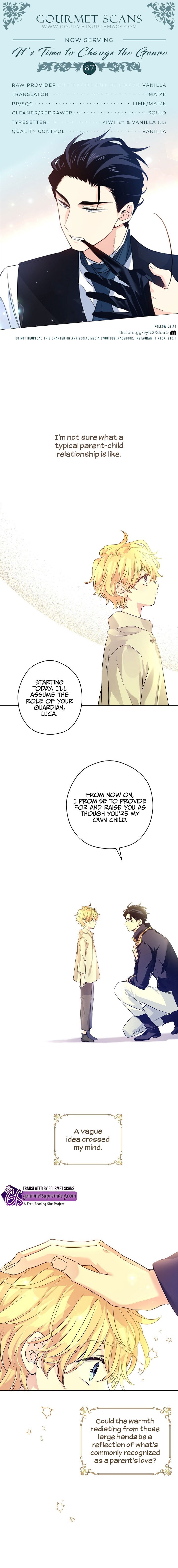 It’s Time to Change the Genre chapter 87 page 1