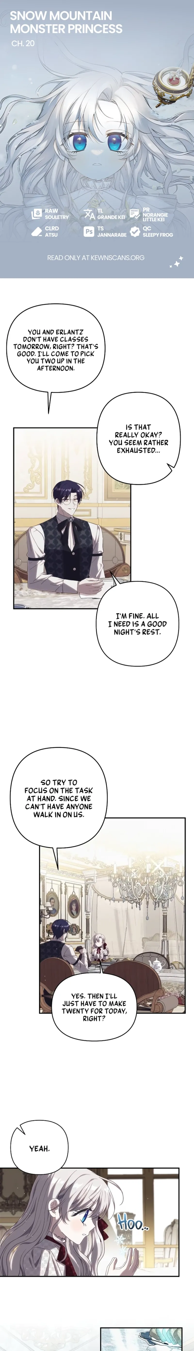 Snow Mountain Monster Princess chapter 20 page 1