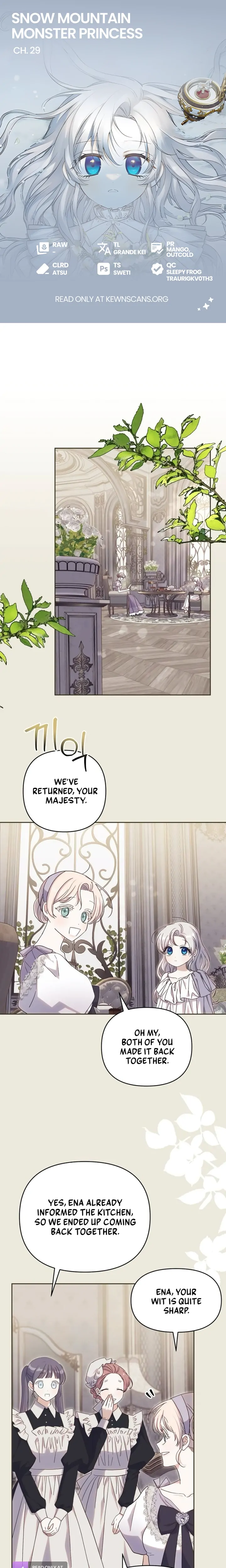 Snow Mountain Monster Princess chapter 29 page 1