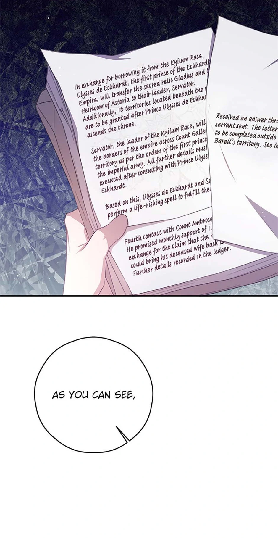 I Will Live as a Supporting Role in This Life chapter 90 page 73