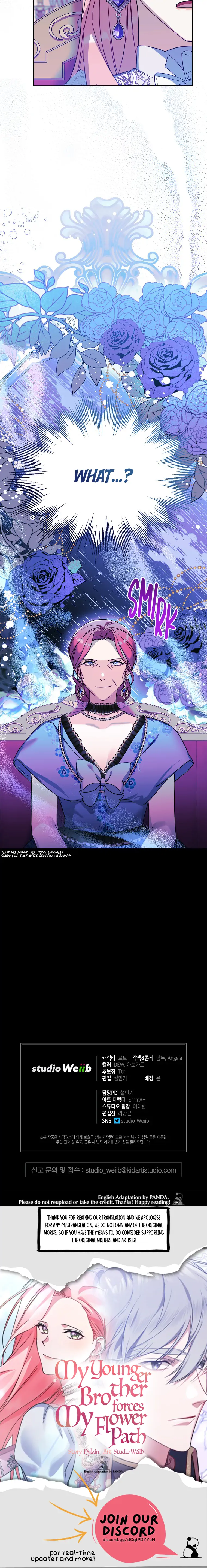 My younger brother forces my flower path chapter 33 page 21