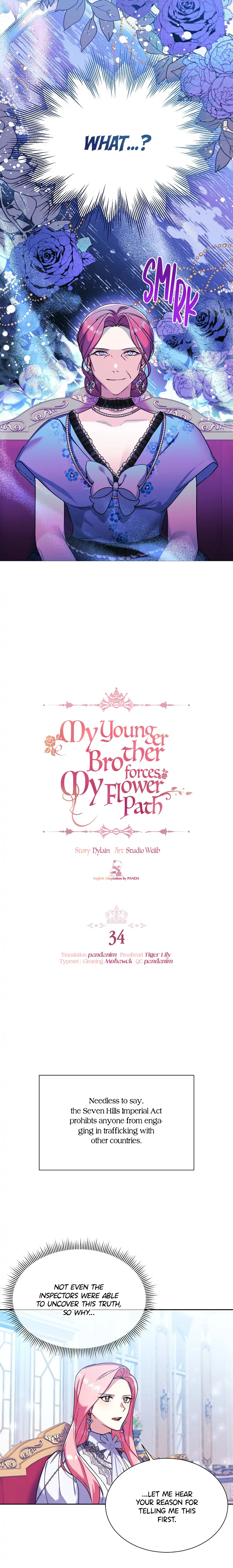 My younger brother forces my flower path chapter 34 page 2