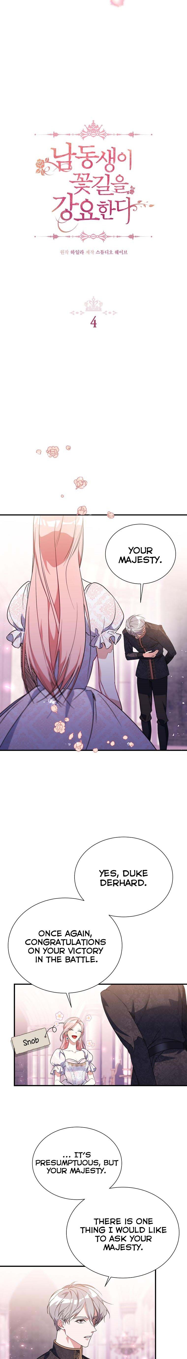 My younger brother forces my flower path chapter 4 page 3