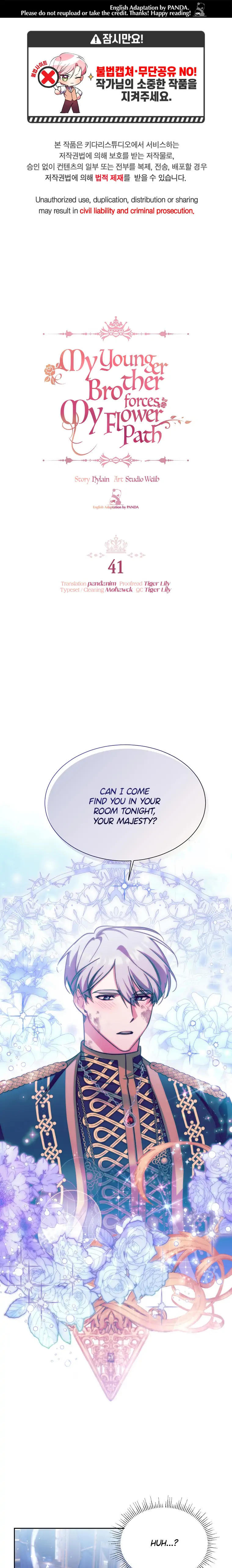 My younger brother forces my flower path chapter 41 page 1