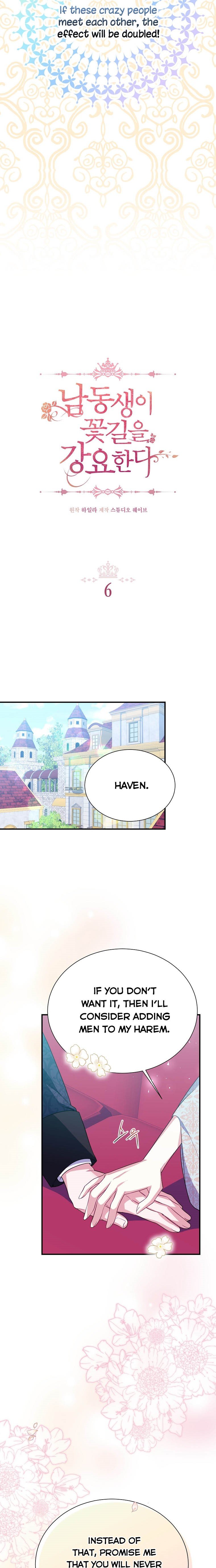 My younger brother forces my flower path chapter 6 page 3