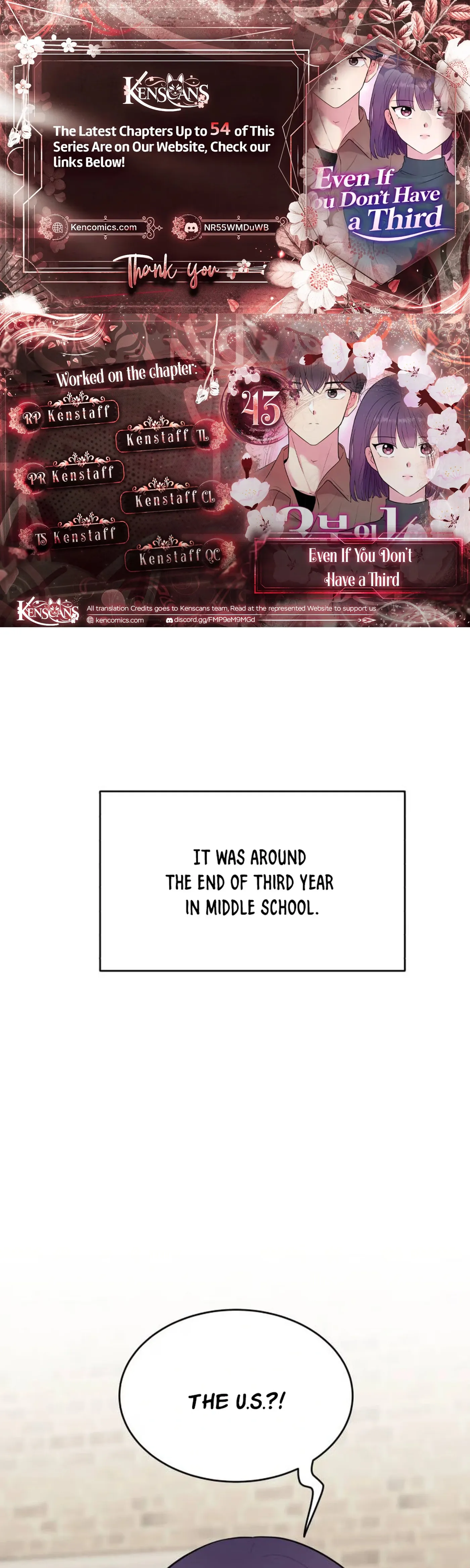 Even If You Don’t Have a Third chapter 43 page 1