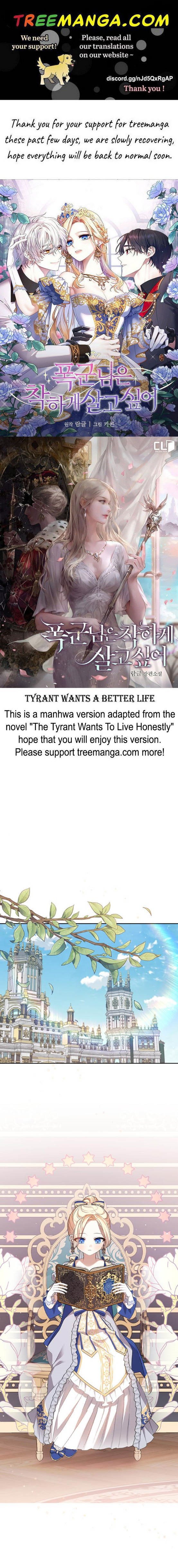 Tyrant wants a better life chapter 4 page 1