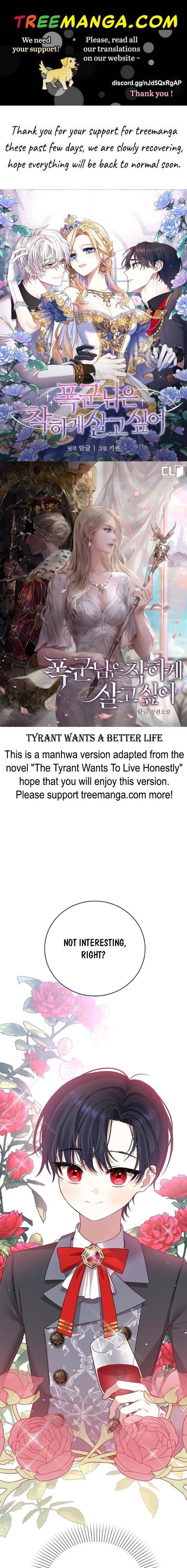 Tyrant wants a better life chapter 5 page 1
